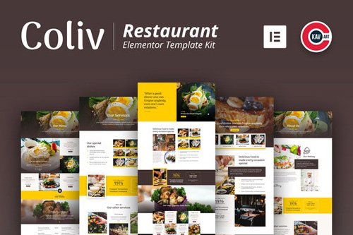 ThemeForest - Coliv v1.0 - Restaurant Template Kit (Update: 7 May 20) - 25854663