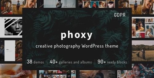 ThemeForest - Phoxy v2.0.7 - Photography WordPress Theme - 22781754