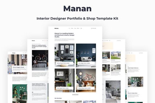 ThemeForest - Manan v1.0 - Interior Designer Elementor Template Kit - 26408076