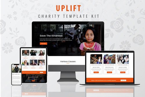ThemeForest - Uplift v1.0 - Charity Template Kit - 25936535