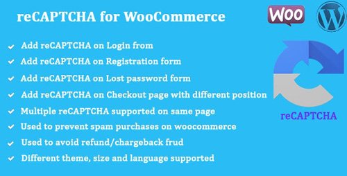 CodeCanyon - reCAPTCHA for WooCommerce v1.0.8 - 17795842