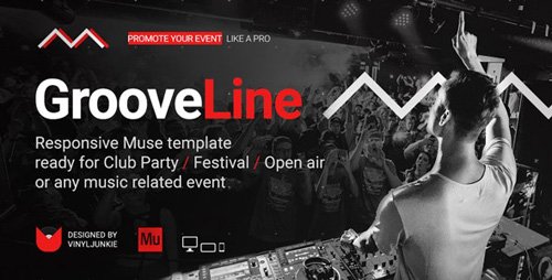 ThemeForest - GrooveLine v1.0 - Music Event / Festival / DJ Party Responsive Muse Template - 21482971