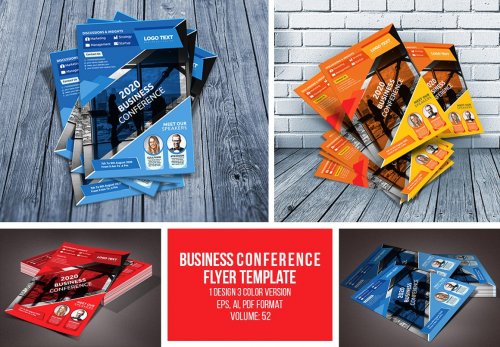 CreativeMarket - Business conference flyer - 4629002