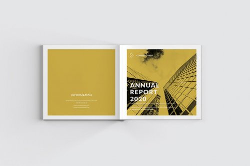 CreativeMarket - Yellow Square Annual Report - 5018238