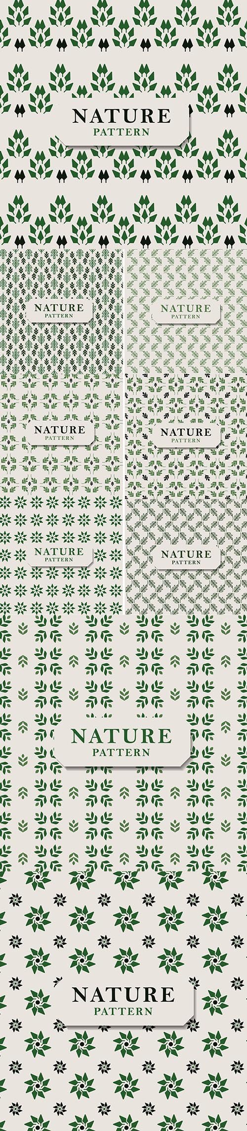Seamless Nature Pattern Collection