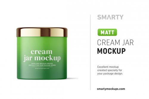CreativeMarket - Matte Jar Mockup - 4855544