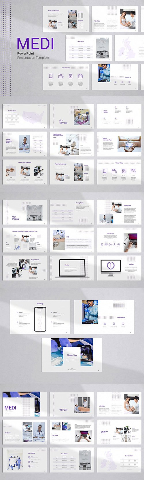 Medical & Health Insurance PowerPoint Template