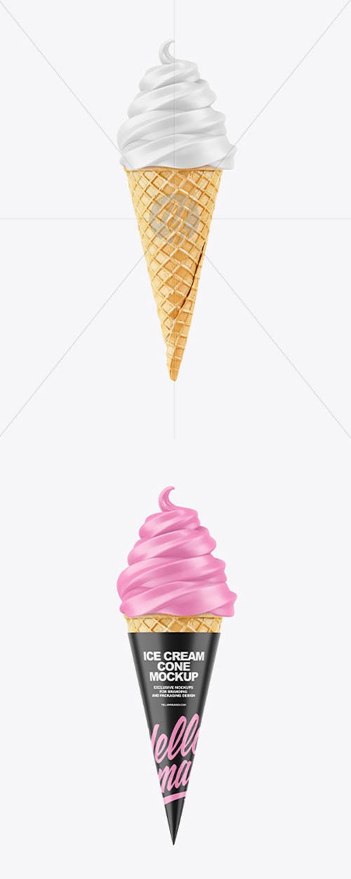 Ice Cream Cone Mockup 61210 TIF