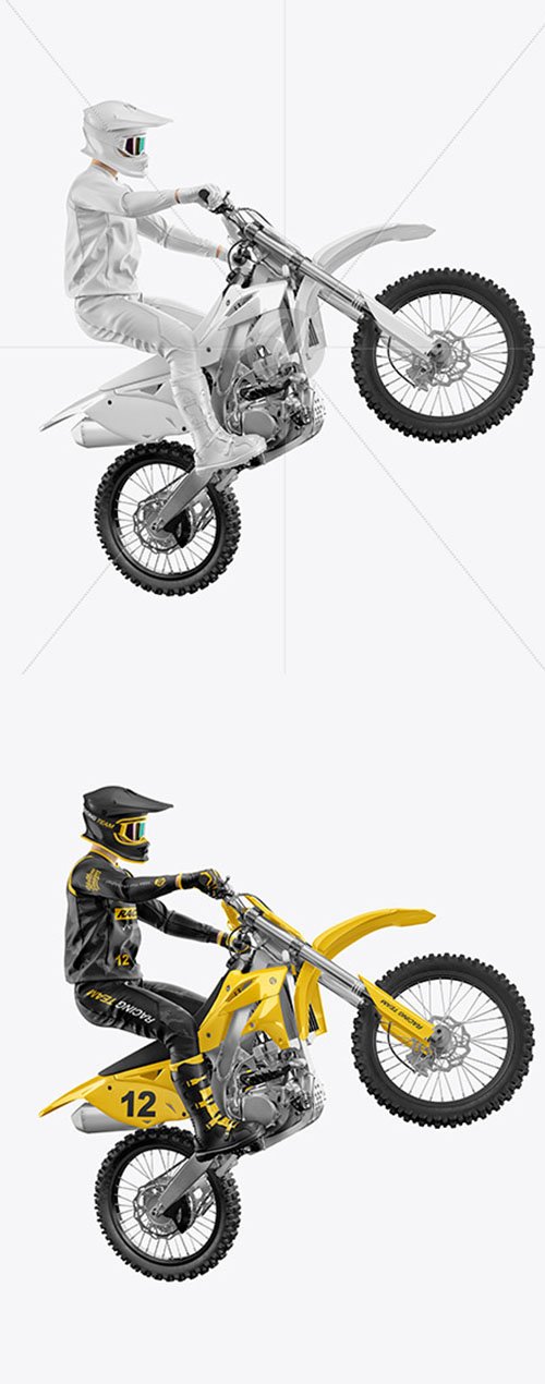 Motocross Racing Kit Mockup 58739