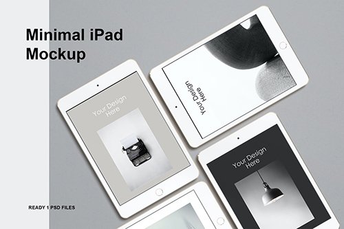 Minimal iPad Mockup