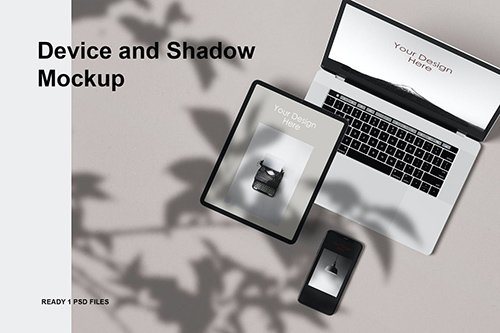 Device & shadow Mockup