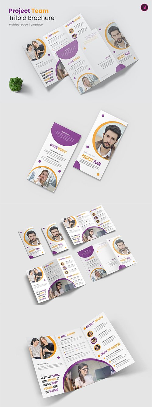 Project Team Trifold Brochure