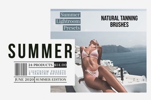 CreativeMarket - Summer Tanning Lightroom Collection - 5115212