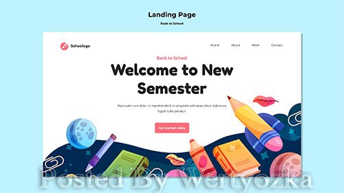 Welcome to new semester landing page