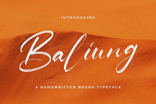 Baliung - Handwritten Font