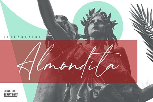 Almondita YH - Signature Font