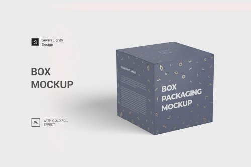CreativeMarket - Box Packaging Mockup - 5270881