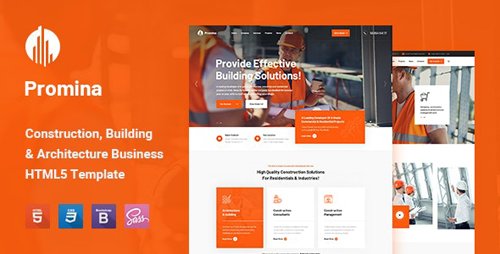 ThemeForest - Promina v1.0 - Construction and Building HTML5 Template (Update: 1 July 20) - 26975655