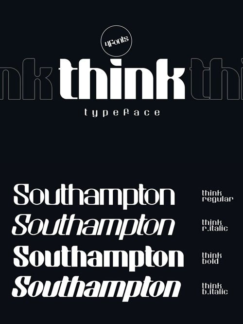 Think Typeface [2-Weights]