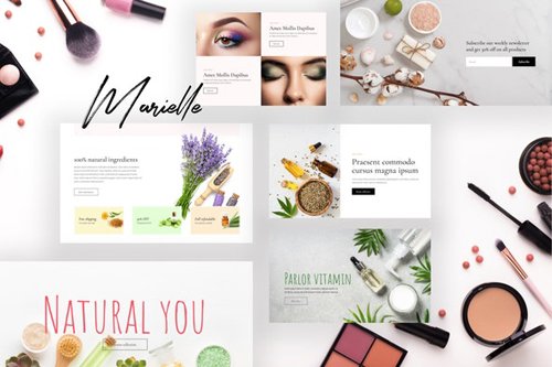 ThemeForest - Marielle v1.0 - Cosmetics and Beauty Shop Template Kits - 28140580