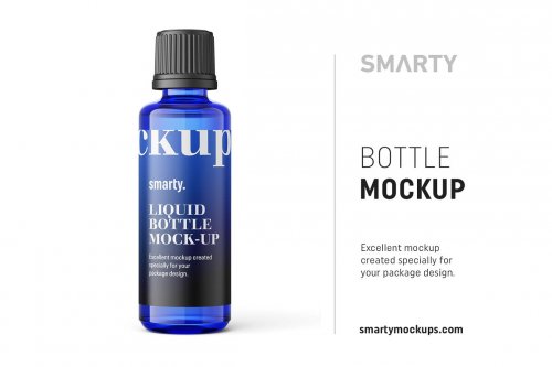 CreativeMarket - Essential Oil Bottle Mockup 50ml - 4824573