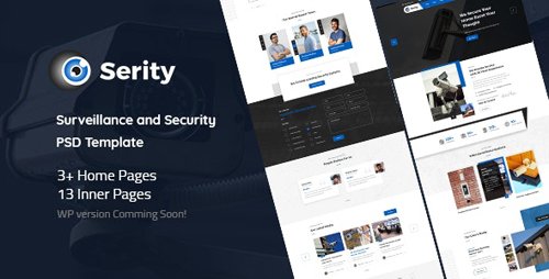 ThemeForest - Serity v1.0 - Surveillance and Security Cameras PSD Template - 26083540
