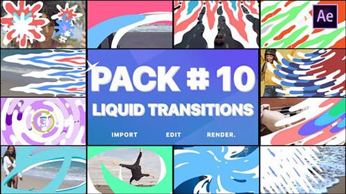 Liquid Transitions Pack 10 | After Effects 28302089