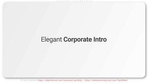 Elegant Corporate Intro 28398076