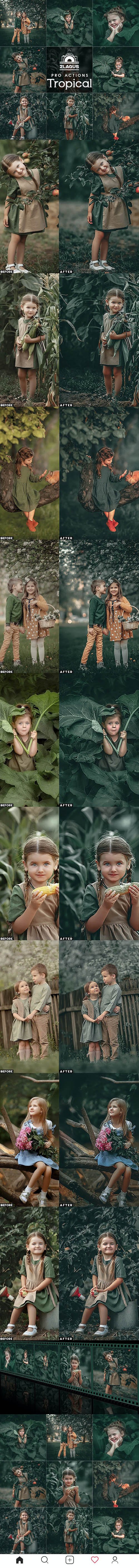 GraphicRiver - Tropical Photoshop Actions 27184823