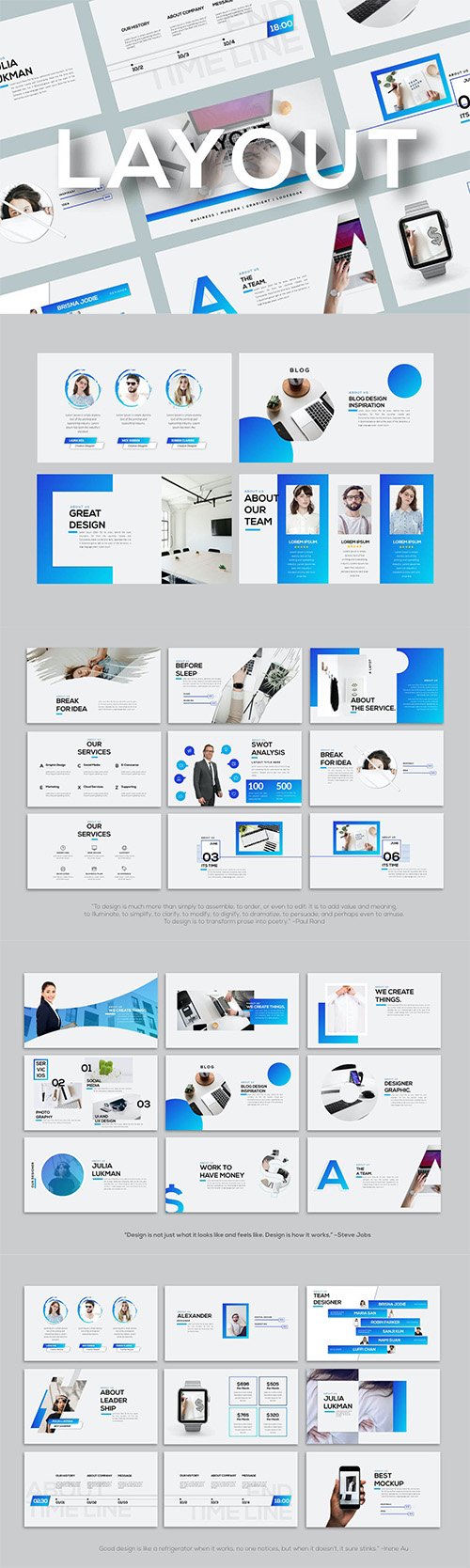Layout - Powerpoint Template