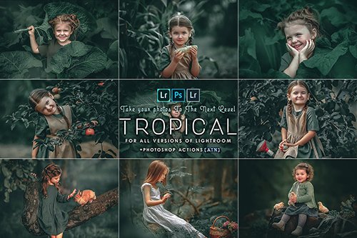 Tropical ( Photoshop Actions and presets )