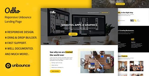 ThemeForest - Odho v1.0 - Responsive Unbounce Landing Page Template - 28513935