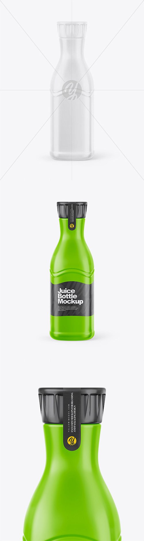 Juice Bottle Mockup - Front View 59024 TIF