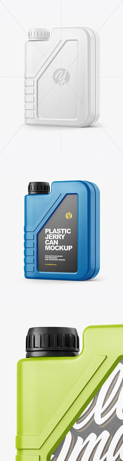 Glossy Plastic Jerry Can Mockup 65693
