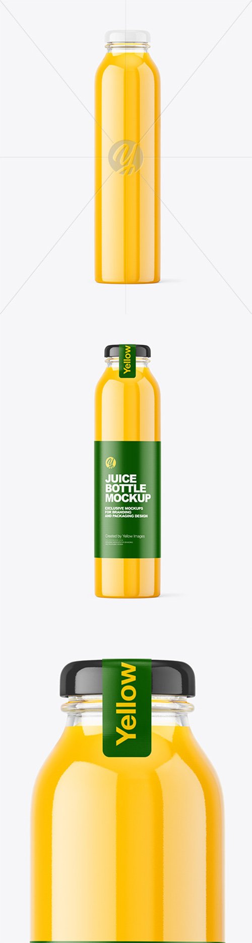 Orange Juice Bottle Mockup 65678
