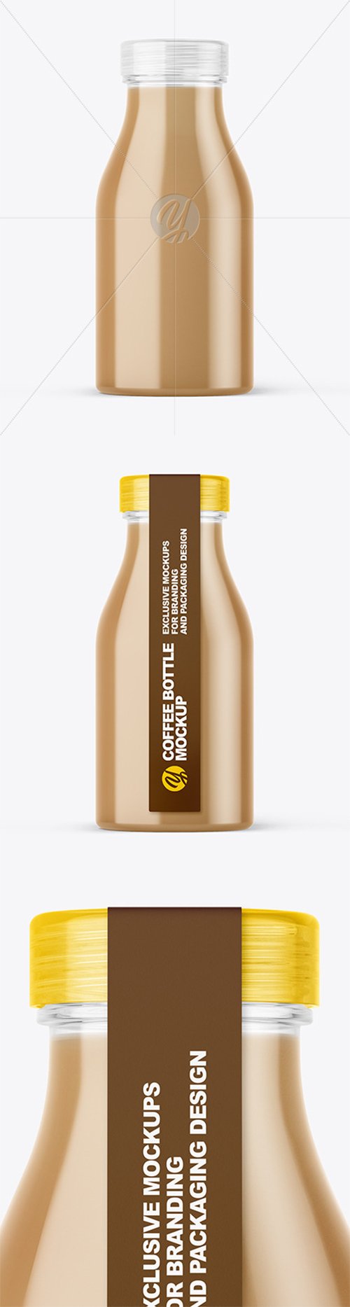 Coffee Bottle with a Tag Mockup 65352