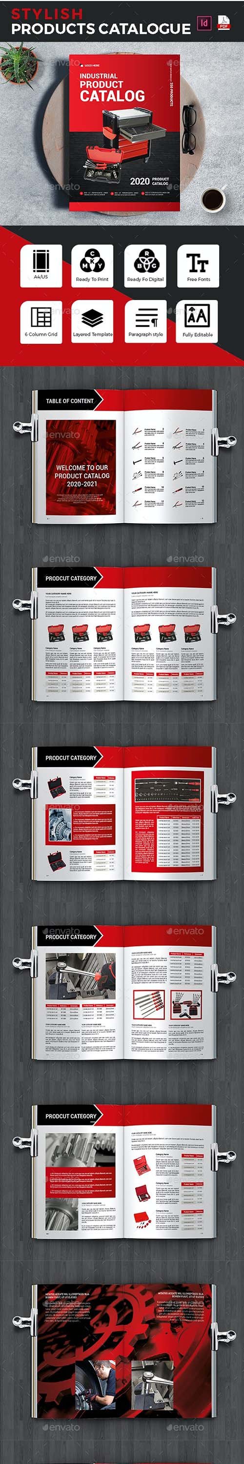 GraphicRiver - Industrial Products Catalog Template - 28142676