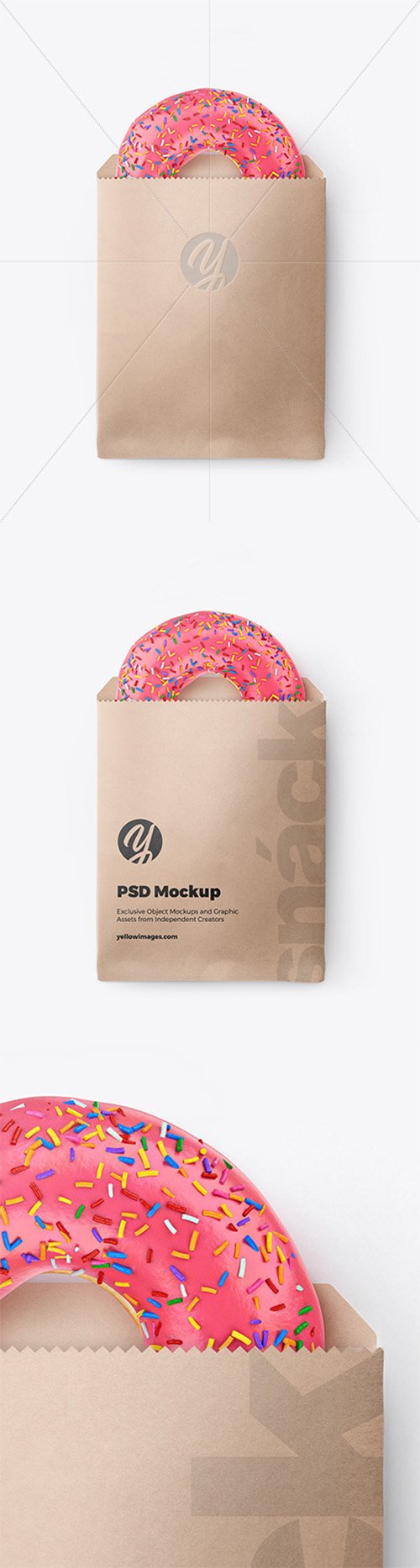 Paper Pack with Pink Glazed Donut 65191 TIF
