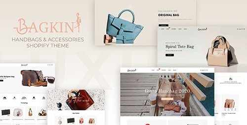 ThemeForest - Bagkin v1.0.0 - Handbags & Shopping Clothes Responsive Shopify Theme - 28192887