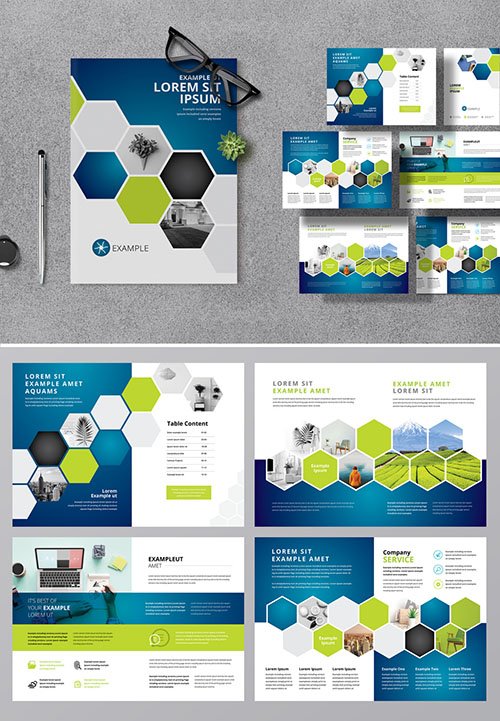 Professional Project Proposal with Blue Accents - 383095504