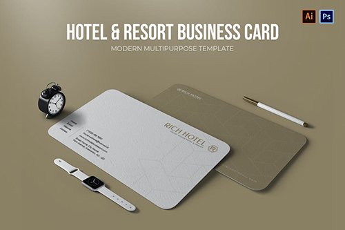 Hotel & Resort - Business Card