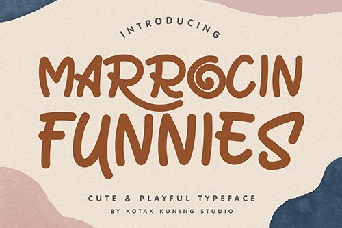 Marrocin Funnies - Playful Display Font