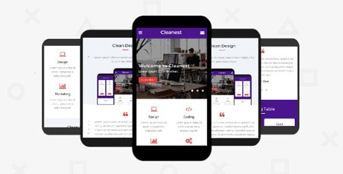 ThemeForest - Cleanest v1.0 - Mobile Template - 20224899