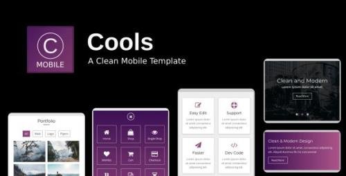 ThemeForest - Cools v1.0 - A Clean Mobile Template - 21353845