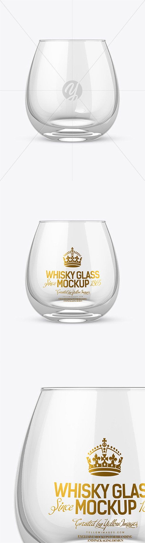 Clear Whisky Glass Mockup 57165 TIF