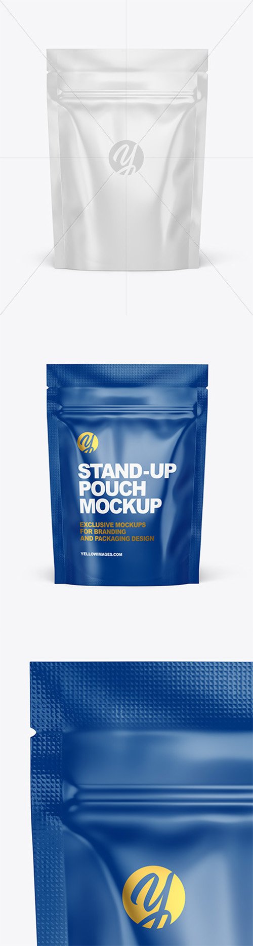 Glossy Stand-up Pouch Mockup 57498 TIF