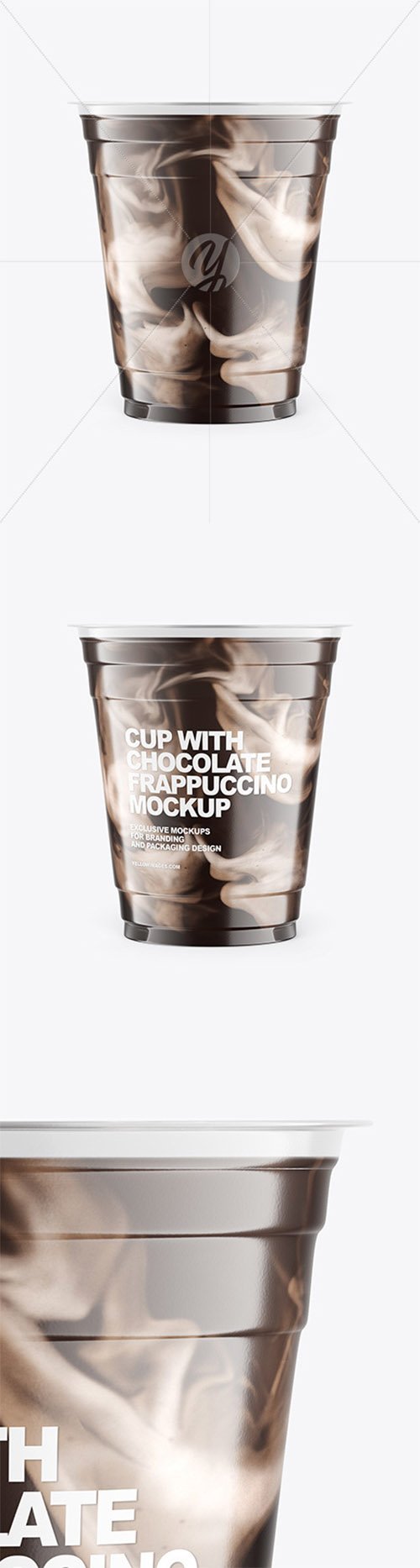 Cup With Chocolate Frappuccino Mockup 68302 TIF