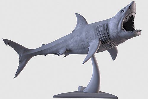 White Shark Statue