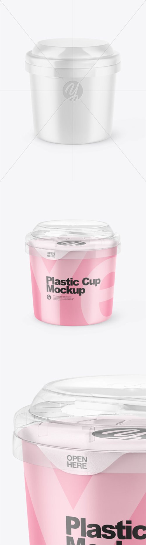 Matte Plastic Cup Mockup 66430 TIF