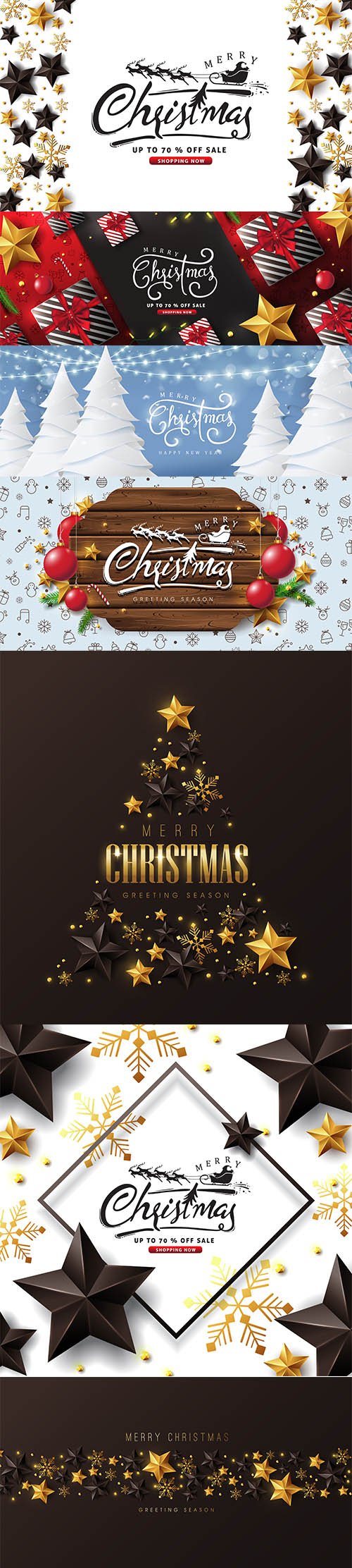 Merry christmas background design